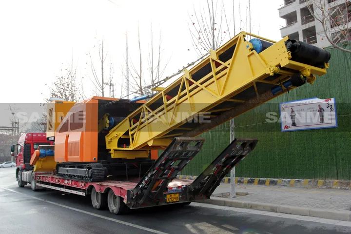 顛覆傳統(tǒng)裝車(chē)方式，山美履帶式取料機(jī)助您實(shí)現(xiàn)降本增效、節(jié)能減排！